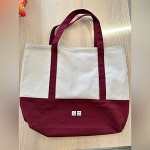 Uniqlo canvas tote bag